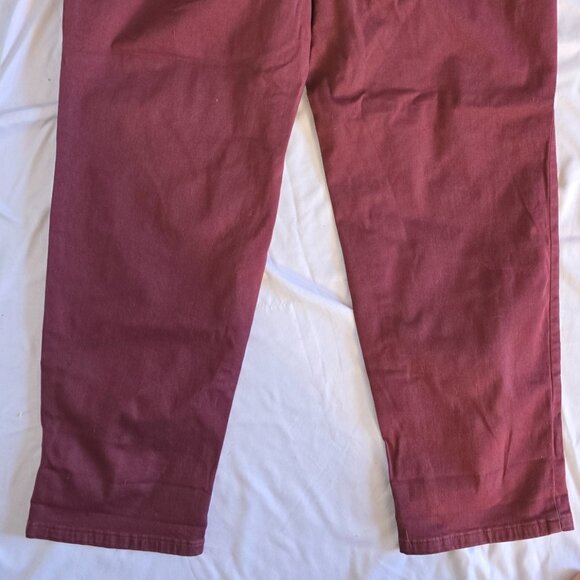 NWOT - Torrid Feel the Fit skinny women's jeans - size 22 Maroon - Plus Size - Picture 3 of 7
